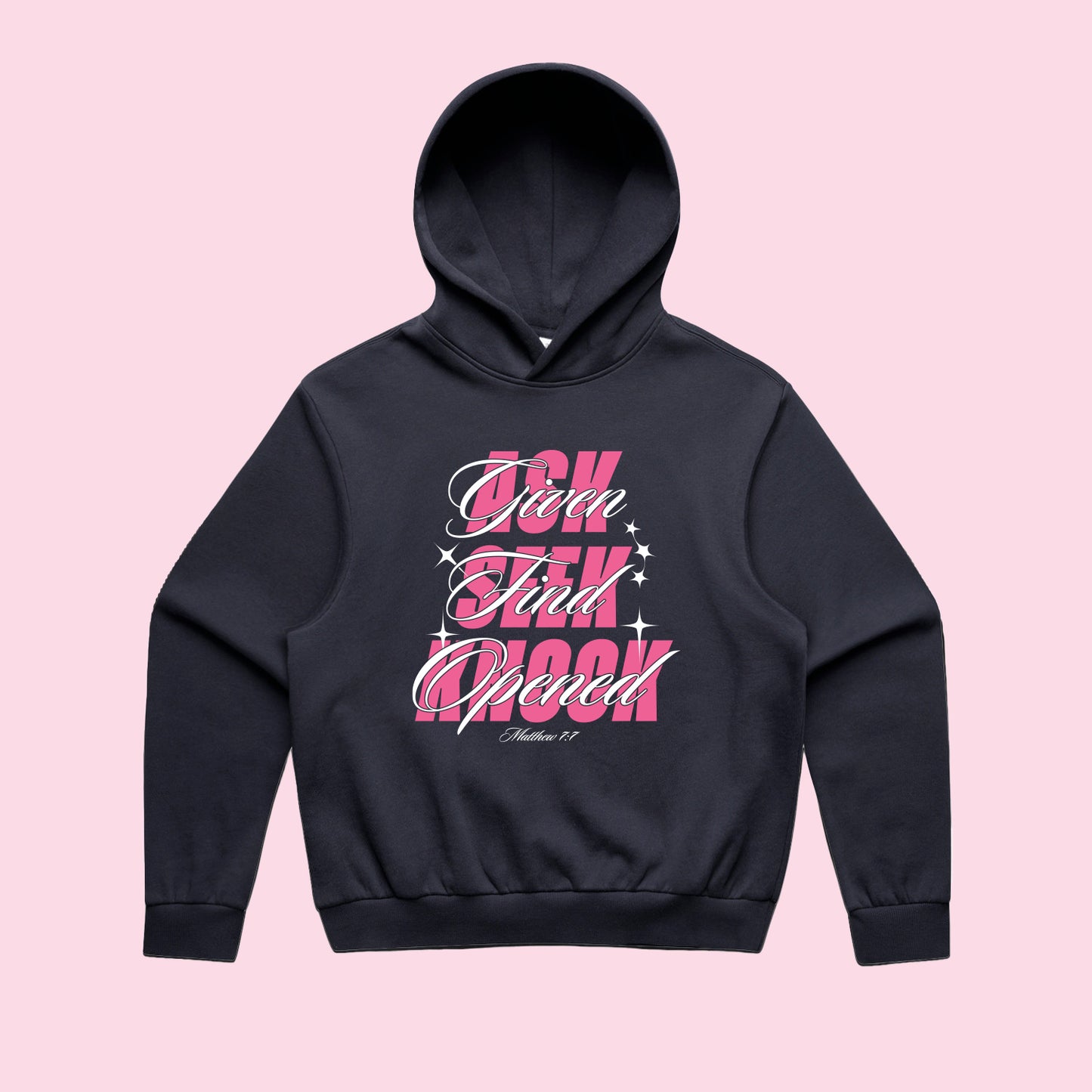 Ask Seek Knock Pocketless Hood