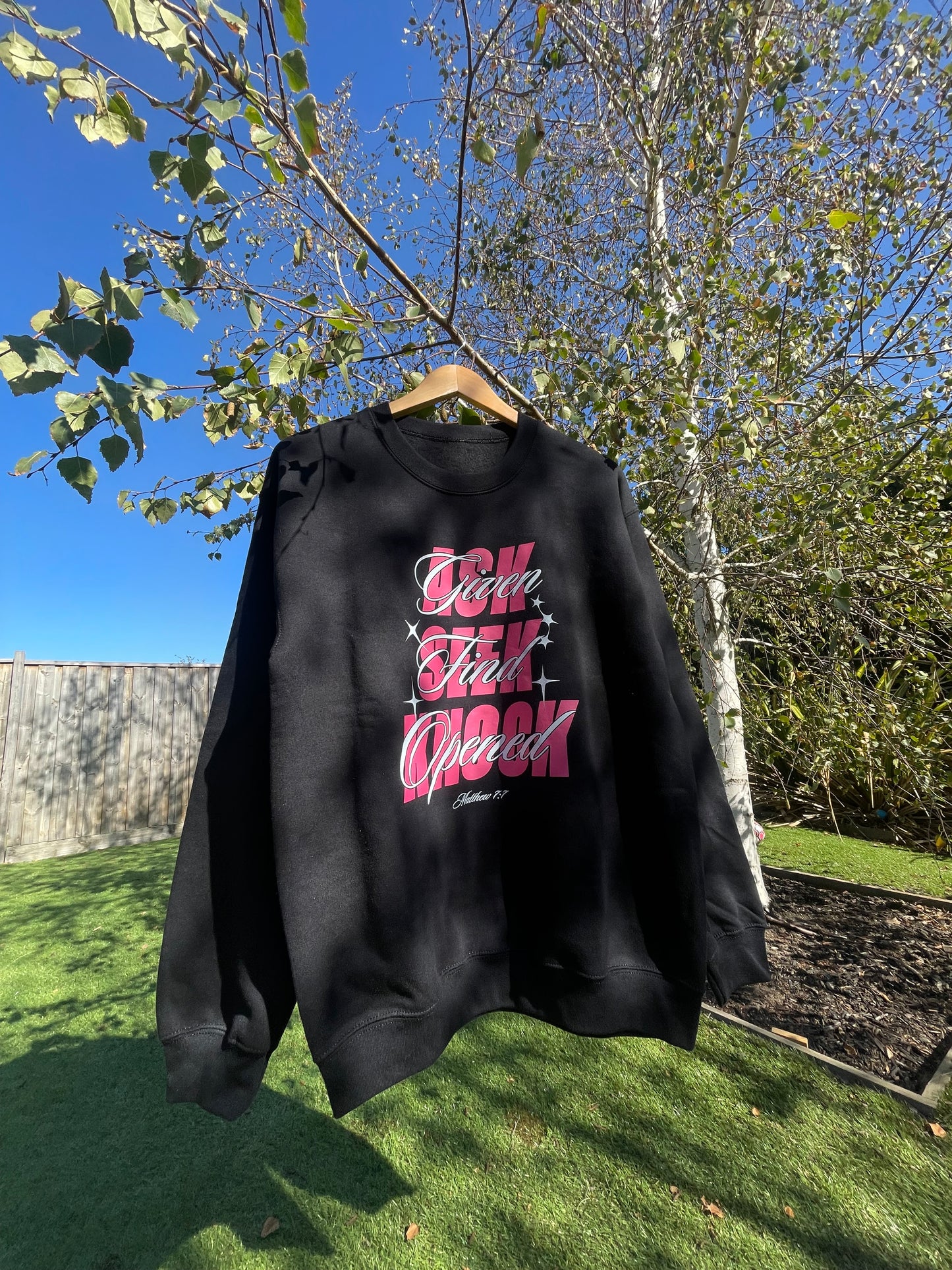 Ask Seek Knock Sweatshirt