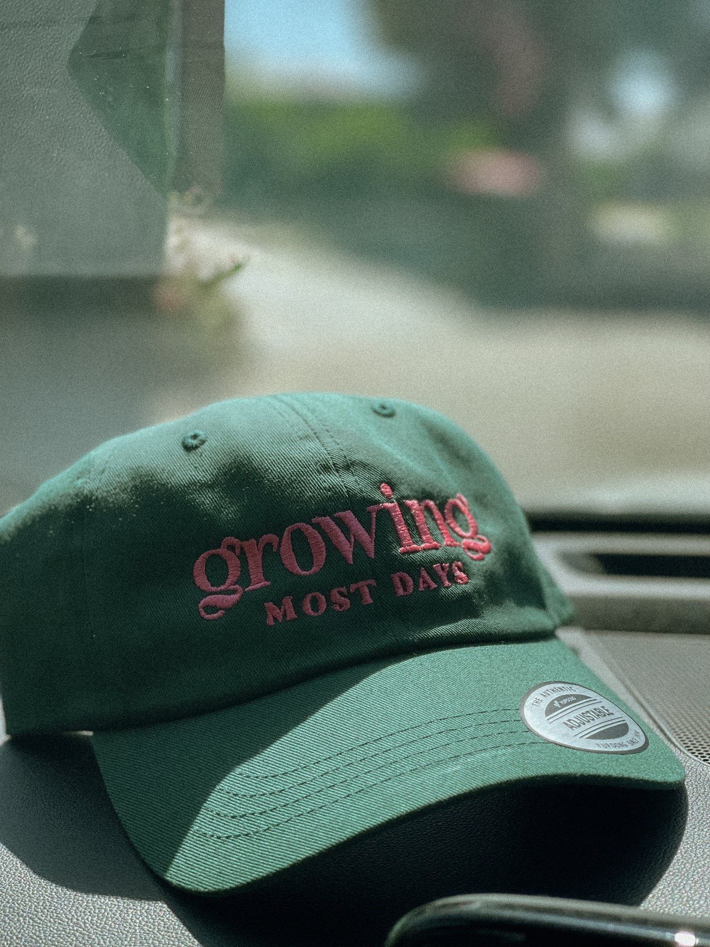 Growing Most Days Dad Cap