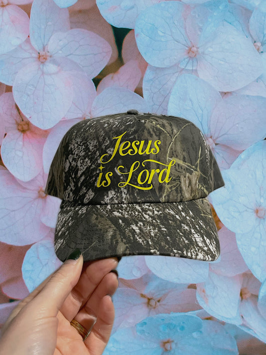 Jesus Is Lord - Camo Cap