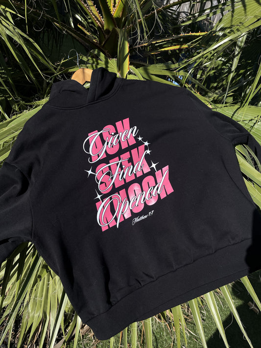Ask Seek Knock Pocketless Hood