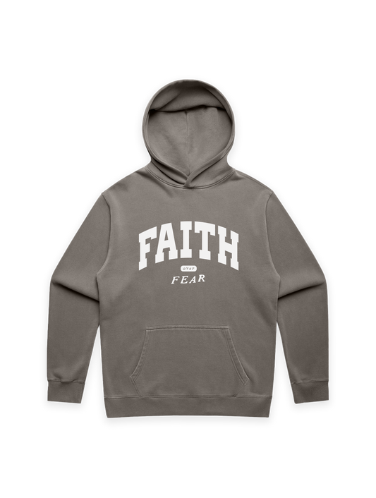 Faith over Fear (puff print) Hoodie