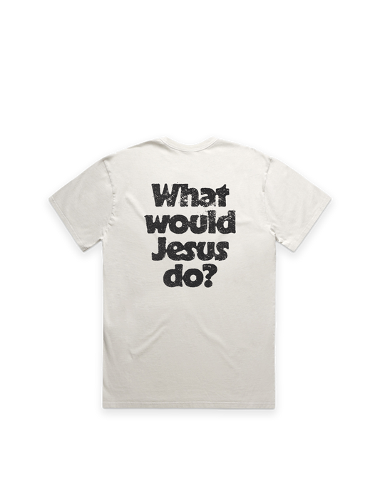 What Would Jesus Do - Heavy Faded Tee